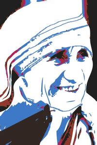 Mother Teresa - Blue Paper Print - Personalities posters in India - Buy ...