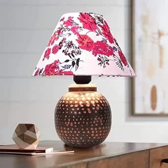 Buy Homesake ® Rustic Mini Hammered Texture Bronze Table Lamp with ...