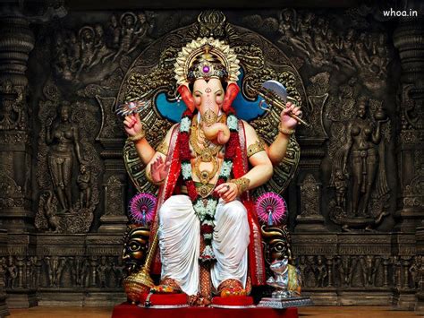 Gajanand Ji Statue Wallpaper