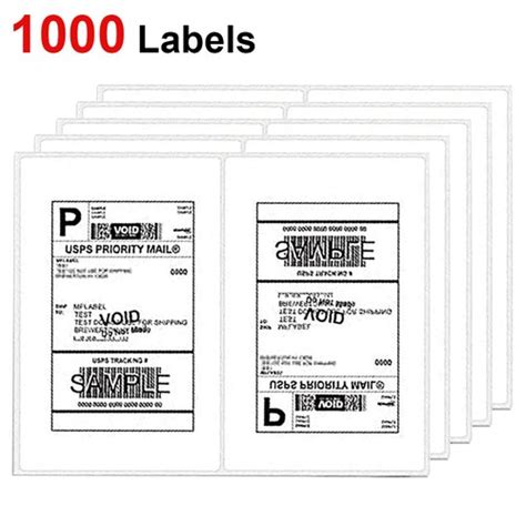 1000 Shipping Labels 8.5"x5.5" | Ubuy India