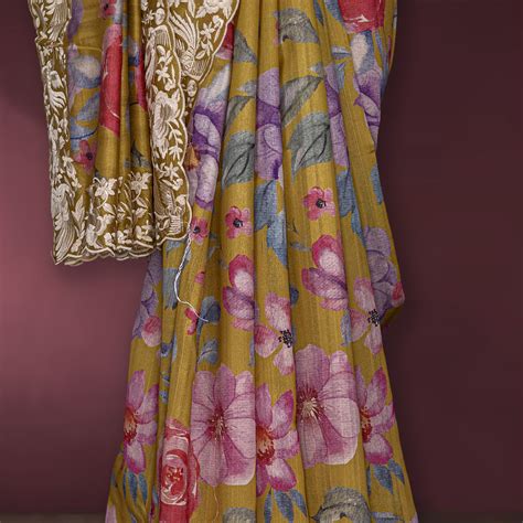 Semi Tussar Digital – Ethnic Boutique