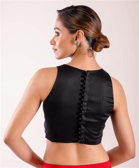 High Neck Blouses - Sleeveless, Full Sleeve & Readymade Styles – Anvi ...