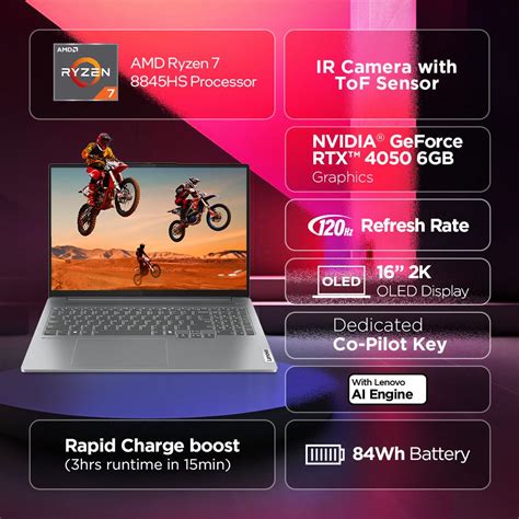 LENOVO IDEAPAD 5 PRO 83D5000SIN [R7-8845HS RYZEN/16GB/1TB SSD/WIN11 HO