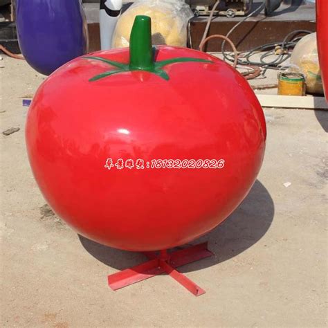 玻璃钢西红柿番茄雕塑 - 卓景雕塑公司