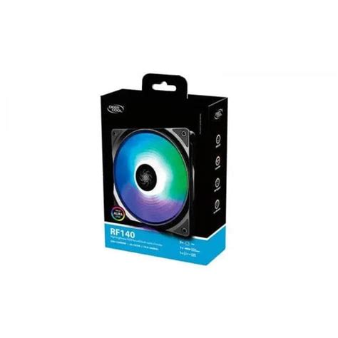 Buy DEEPCOOL RF140 140mm RGB Cabinet Fan Black Twin Pack | EliteHubs