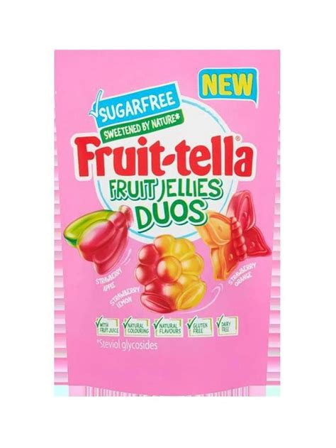 Fruit-tella Sugar Free Fruit Jellies Duos 100g – glamshow