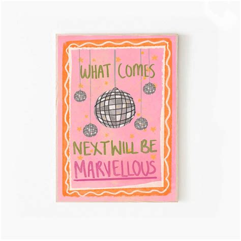 Fred Again Inspired Lyrics Print, What Comes Next Will Be Marvellous ...