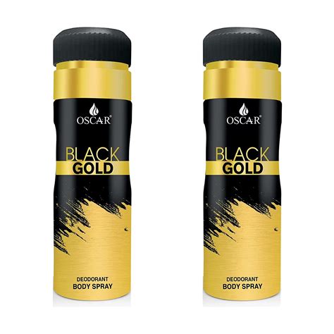 Buy Oscar Black Gold Deodorant Body Spray (200ml) Pack of 2 Online at ...