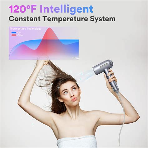 Buy Ionic Hair Dryer, Tensky Blow Dryer with Magnetic Nozzle ...