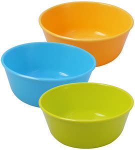 Wonder Plastic Sigma 500 Microwave Safe Bowls, Set of 3 pc Bowl 450 ml ...
