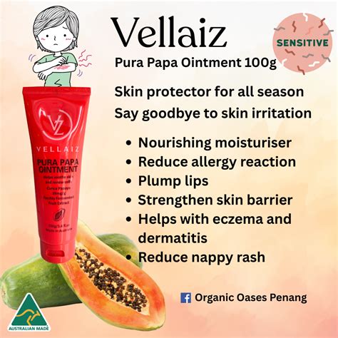 Green Valley Pura Papa Ointment 100g | Fresh Fermented Carica Papaya ...