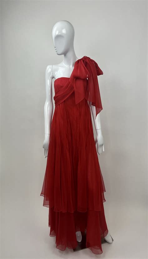 Valentino Red Dress Bow