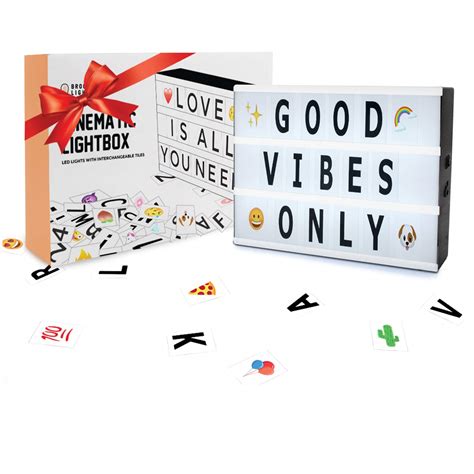 Buy Cinema Light Box, Light Box with Letters, Cinematic Light Box ...