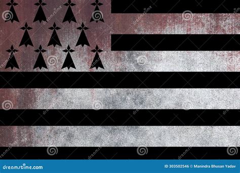 Flag of Brittany, Fabric Flag of Brittany. Brittany National Flag ...