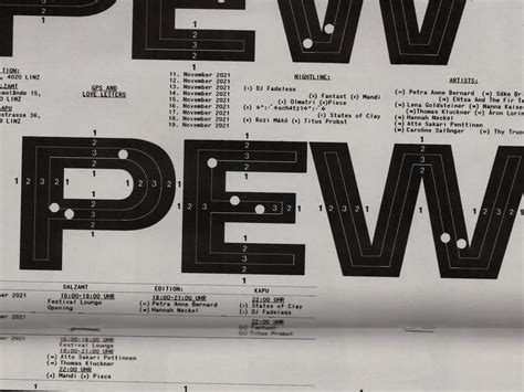 PEW PEW PEW festival publication - Fonts In Use | Clay and hannah ...