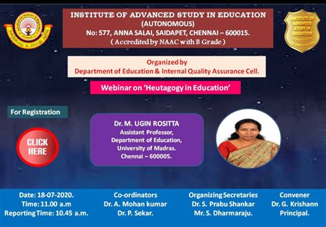 Institute of Advanced Study in Education : Govt. Teacher Training ...