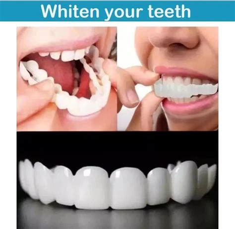 Snap on Smile Tooth False Teeth Denture Veneers India | Ubuy