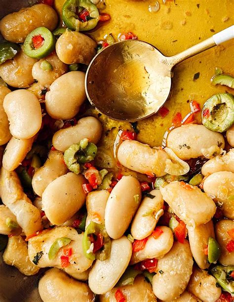 Marinated Gigante Beans with Olives • Heartbeet Kitchen