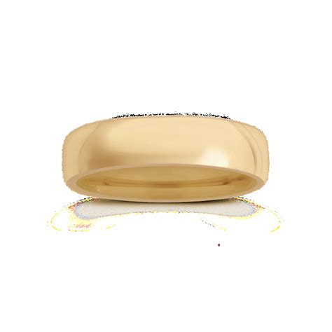Euro Comfort Fit 14K Gold Band (6.5mm) | Shane Co.