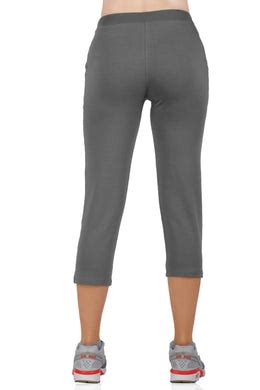 Laasa Sports | Mid-Rise Regular Fit Cotton Capri for Women