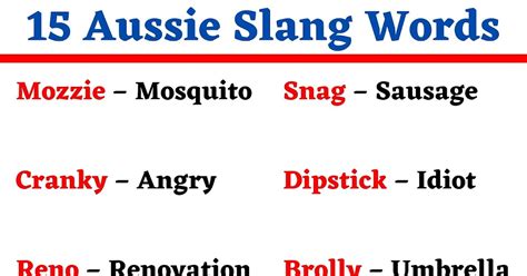 Aussie Slang 的图像结果
