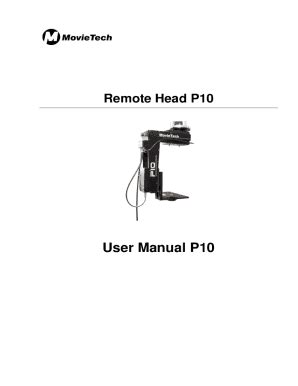 Fillable Online User Manual P10 Fax Email Print - pdfFiller