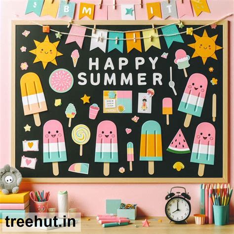 Popsicle, Summer Bulletin Board Ideas, School Bulletin Board Ideas