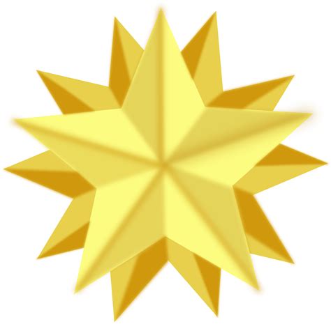 Abstract Gold Star, Symbol, Shine, Creative, Award PNG