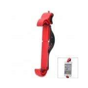 Car Steering Wheel Mount Cell Phone Clip Holder - Black + Red : Amazon ...