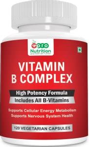PRONUTRITION B Complex Vitamins - ALL B Vitamins Including B12, B1, B2 ...