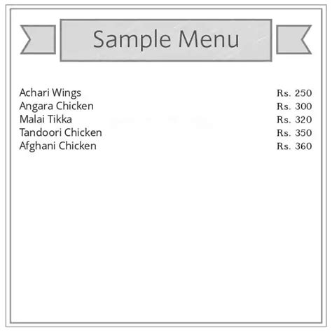 Menu at Dehradun Downtown Restaurant, Dehradun