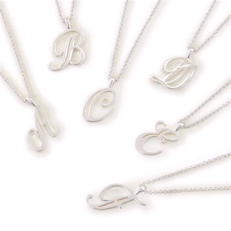 Sterling Silver-Plated (N) Initial Necklace Silver - Accessorize India