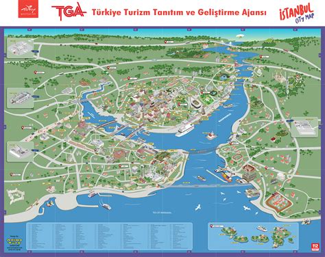 TGA Türkiye Turizm Tanıtım ve Geliştirme Ajansı İstanbul City Map ...