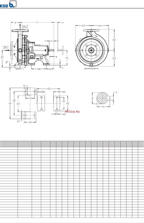 KSB Etanorm ETN 150-125-250 [20/40] Centrifugal pumps with shaft seal