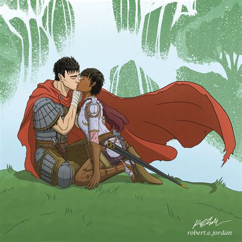 robert_e_jordan - Guts and Casca - Berserk