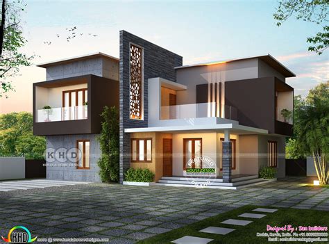 Awesome ultra modern contemporary house 2356 sq-ft - Kerala Home Design ...