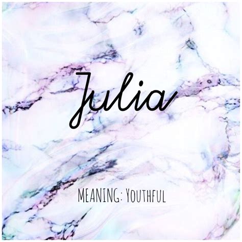JULIA #Names #Julia #BabyNames | Names with meaning, Baby names and ...