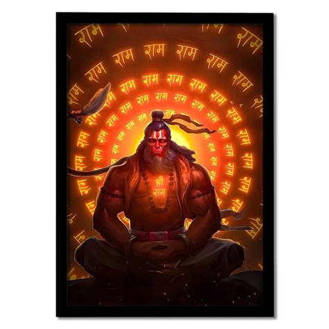 Ram Bhakt Hanuman Photo Frame – SAVACCI
