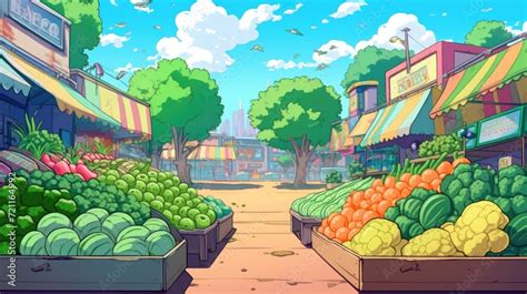 菜市场 Cartoon 的图像结果