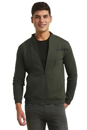 Buy Allen Solly Men's Cotton Asymmetric Neck Sweatshirt (ASSTMRGFF96296 ...