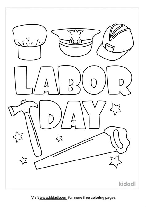 Labor Day Coloring Pages