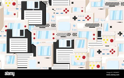 Retro Computer Pattern 的图像结果