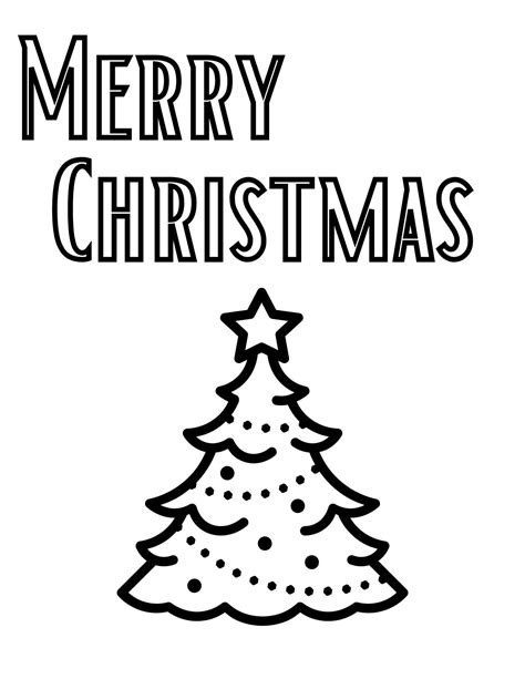 Merry Christmas Coloring Pages