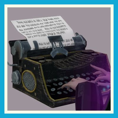 Image result for Sims 4 Typewriter Computer