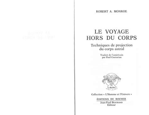 Le Voyage Hors Du Corps, Les Techniques De Projection Du Corps Astral ...