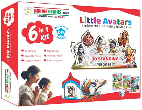 Indian Brains Toys Little Avatars 6in1 Kit – Rainbow Toys