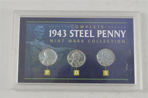Historic Coin Collection - Complete 1943 Steel Penny Mint Mark ...
