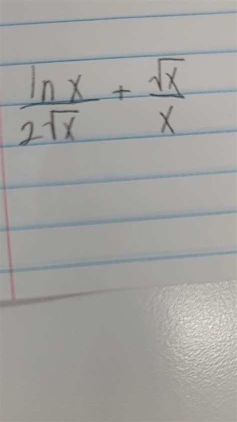 How can i find the derivative of this? I know I could use the quotient ...