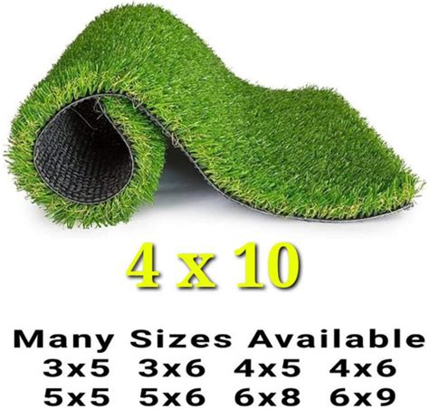 Carpet Ghar 4 x 10 ft High Density Artificial Grass Carpet Mat for ...