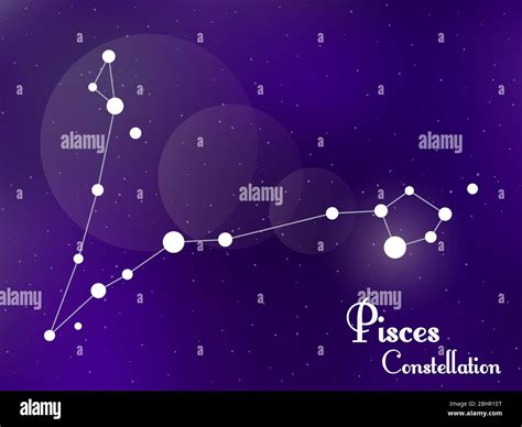 Pisces constellation Stock Vector Images - Alamy